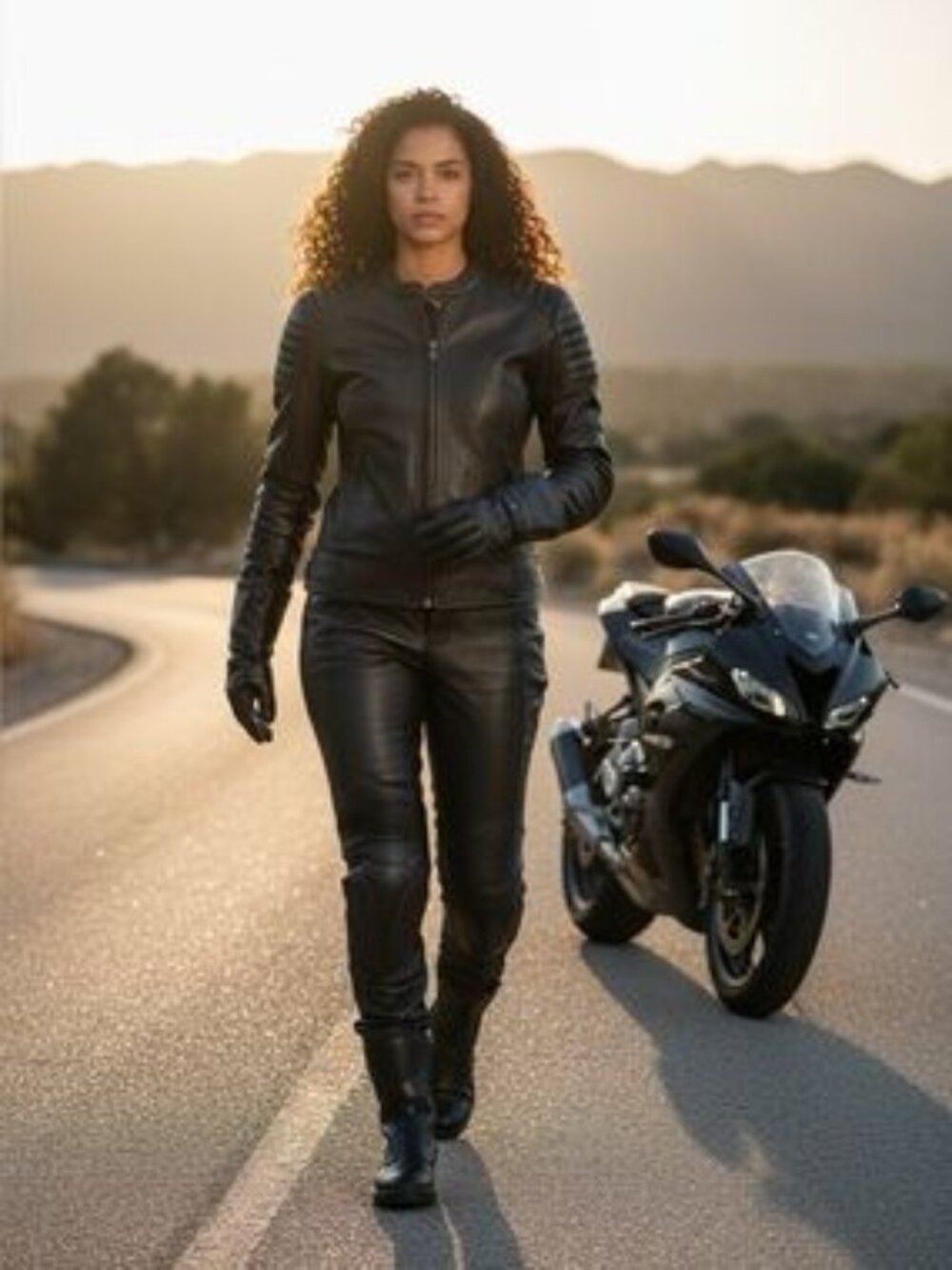 Milwaukee Leather Deerskin Motorcycle Gloves